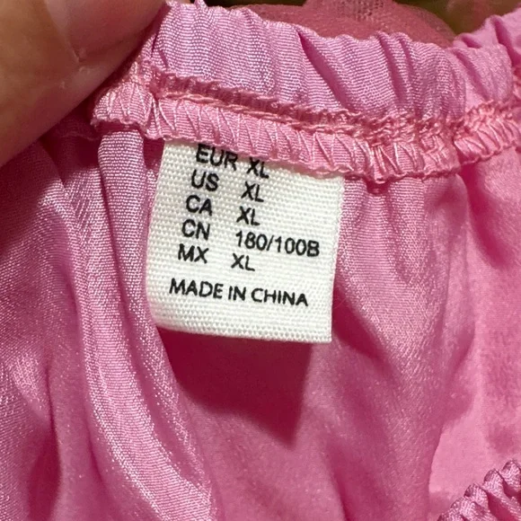 Off the Shoulder Hot Pink Dress - Picture 3 of 6